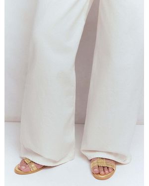 Boden Multi Strap Knot Sandals - White