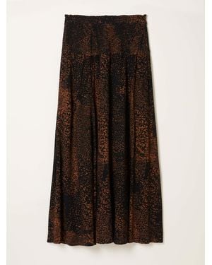 FatFace Fatface Harper Midi Skirt - Black