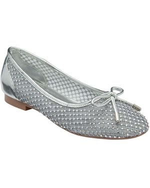 Lotus Flat Ballerinas Shoes - Gray