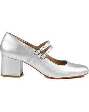 Jones Bootmaker Regular Fit Xanthi Heeled Mary Janes - White
