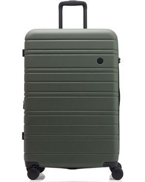 Nere Stori Khaki Suitcase - Green