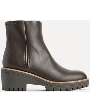 Linzi Rival Wedge Heel Ankle Boots - Gray