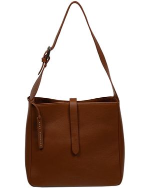 Pure Luxuries Isola Leather Tote Bag - Brown