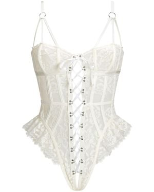 Ann Summers Ann Summers Boudoir Tease Lace Detail Bodies - White