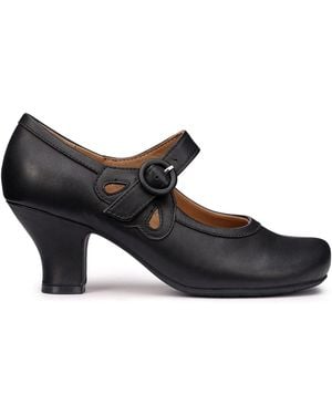 Hotter Standard Fit Standard Fit Broadway Buckle Formal Sandals - Black
