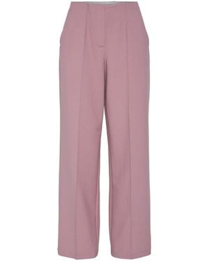 Y.A.S Y. A.S Y. A.S High Waisted Tailored Pants - Pink