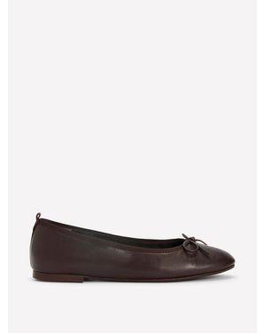 Boden Patti Round Toe Ballet Flats - White