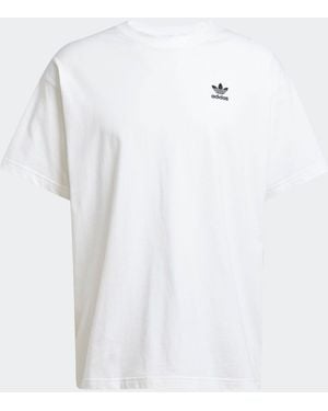 adidas Originals Trefoil Essentials Oversized T-Shirt - White