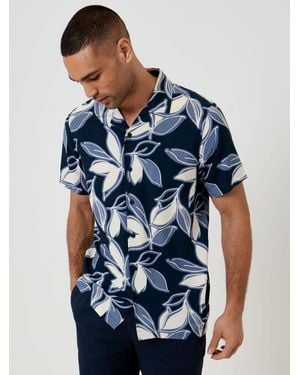 Threadbare Short Sleeve Shirt - Blue