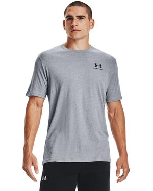 Under Armour Sportstyle Left Chest Logo T-Shirt - Grey