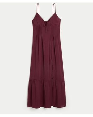 Hollister Burgundy Maxi Dress - Purple