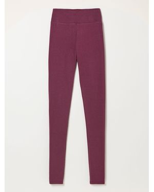 FatFace Fatface Meribel Plum High Rise Leggings - Red