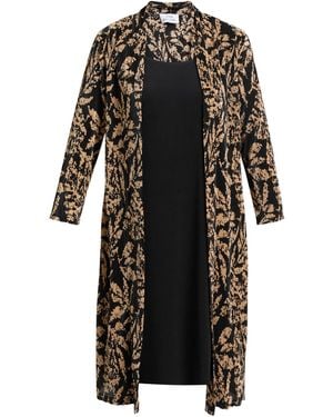 Gina Bacconi Precious Mock Dress And Jacket - Black