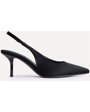 Linzi Highlight Stiletto Court Heels - Weiß