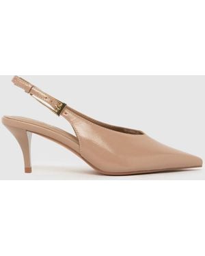 schuh Sage Buckle Slingback Court Shoes - Pink