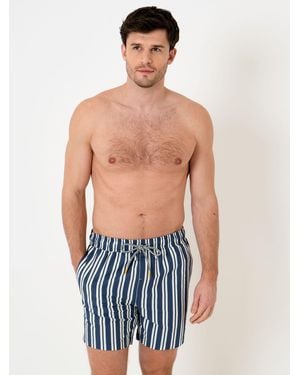 Saltwell Stripe Swim Shorts - Blue