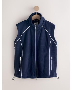 Self Microfleece Gillet - Blue