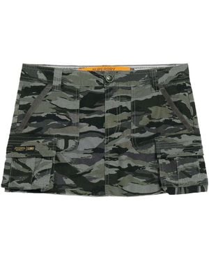 Superdry Utility Parachute 100% Cotton Skirt - Green