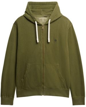 Superdry Classic Essential Zip Hoodie - Green