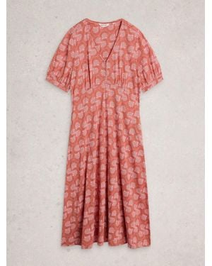 White Stuff Megan Jersey Dress - Red