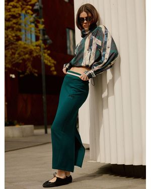 River Island Maxirock Mit Pony-Besatz - Grün
