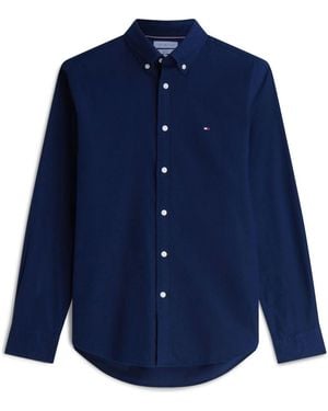 Tommy Hilfiger Regular Fit Flex Flannel Shirt - Blue