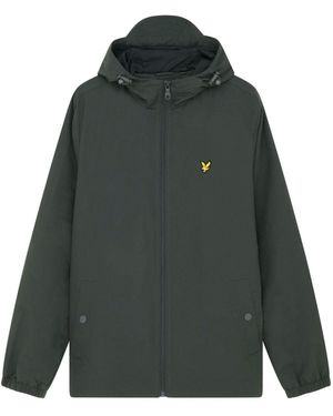 Lyle & Scott Forest Zip Through Hooded Jacket - Green