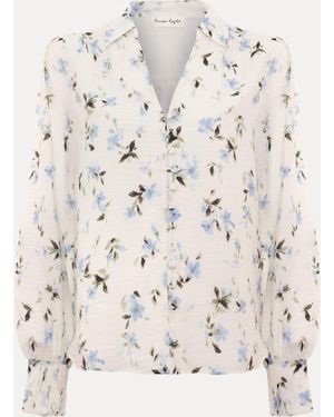 Phase Eight Isadora Floral Blouse - Natural