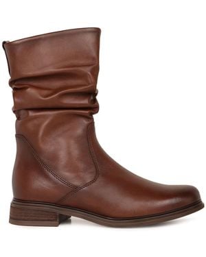 Gabor Hodie Mid Calf Boots - Brown