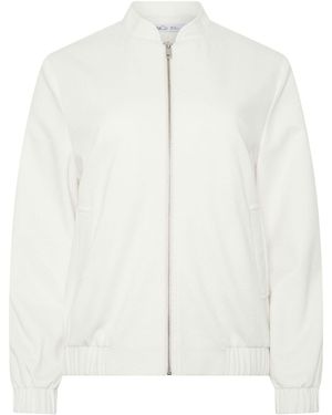 M Com Bomber Jacket - White