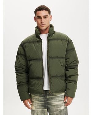 Cotton On Puffer Jacket - Green