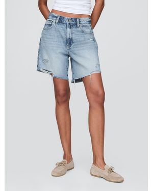 Gap 8Zoll Mittelhohe '90S Loose Fit Denim-Bermudashorts - Blau