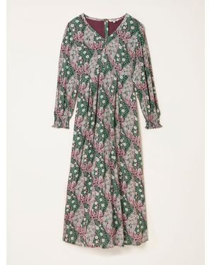 FatFace Fatface Japanese Rose Midi Dress - Multicolor