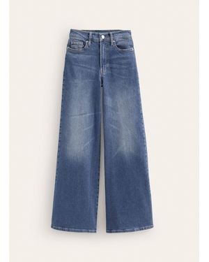 Boden High Rise Wide Leg Jeans - Blue