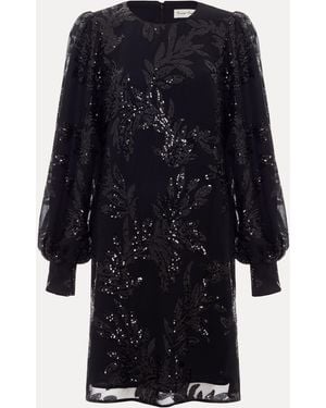 Phase Eight Odette Sequin Dress - Blue