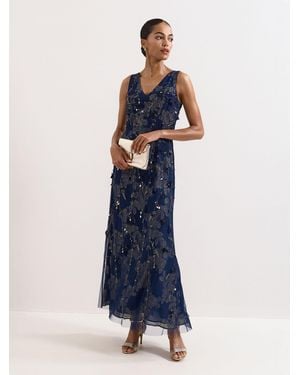 Phase Eight Romita Maxi Dress - Blue