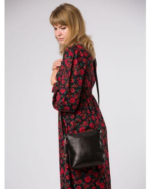 Conkca Cassia Leather Cross-Body Bag - Red