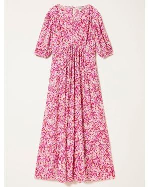 FatFace Fatface Milly Midi Dress - Pink