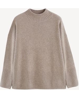 Chinti & Parker Pure Cashmere Comfort Jumper - Natural