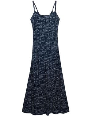 Superdry Printed Cami Maxi Dress - Blue