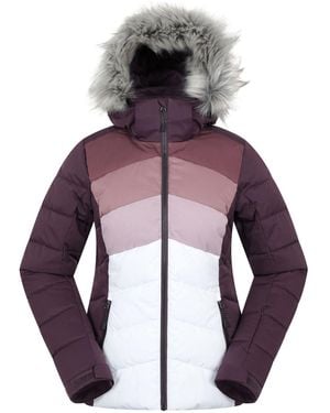 Mountain Warehouse Cascade Water Resistant Padded Ski Jacket - Purple
