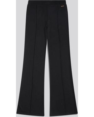 U.S. POLO ASSN. U. S. Polo Assn U. S. Polo Assn Pintuck Ponte Flare Leggings - Black