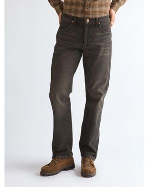 Wrangler Frontier Dune Break Relaxed Straight Jeans - Gray