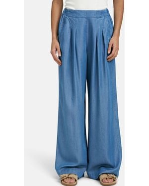 Smith & Soul Lyocell Wide Leg Pants - Blue