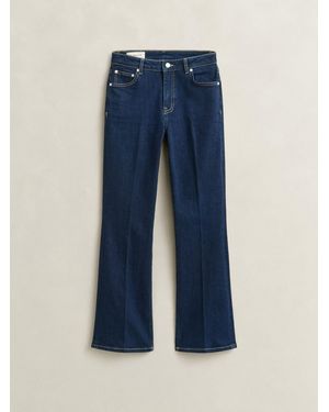 GANT Slim Fit Flare Stretch Denim Jeans - Blue