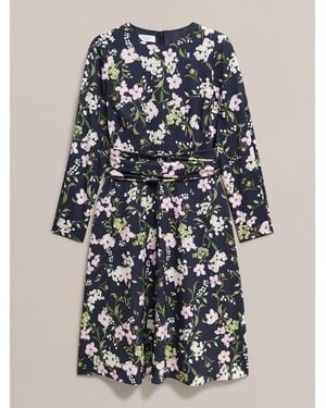 Hobbs Sabine Dress - Blue