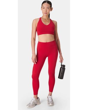 Sweaty Betty Power 7/8 Workout Leggings - Red