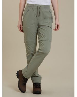 Mountain Warehouse Explorer Zip-Off Quick Drying Uv Pants - Green