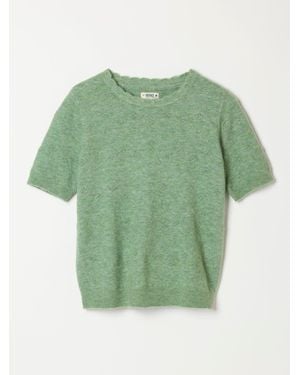 FatFace Fatface Halle Knitted Top - Green