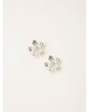 FatFace Fatface Flower Stud Earrings - Natural